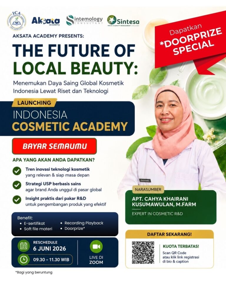 stadium General Inovasi Kosmetik Lokal Indonesia 2026